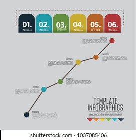 circles and other elements for infographic. Template for cycle diagram, graph, presentation and round chart. Business concept with 5 options, parts, steps or processes.