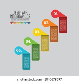 circles and other elements for infographic. Template for cycle diagram, graph, presentation and round chart. Business concept with 5 options, parts, steps or processes.