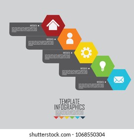 circles and other elements for infographic. Template for cycle diagram, graph, presentation and round chart. Business concept with 5 options, parts, steps or processes.