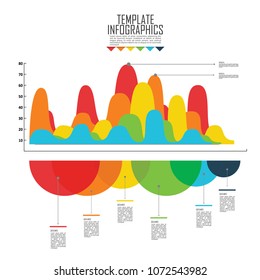 circles and other elements for infographic. Template for cycle diagram, graph, presentation and round chart. Business concept with 5 options, parts, steps or processes.
