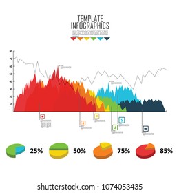 circles and other elements for infographic. Template for cycle diagram, graph, presentation and round chart. Business concept with 5 options, parts, steps or processes.
