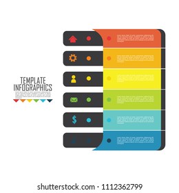 circles and other elements for infographic. Template for cycle diagram, graph, presentation and round chart. Business concept with 5 options, parts, steps or processes.
