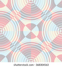 circles pastel pattern, abstract seamless texture, vector art illustration