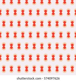 Circles pattern, bright background.
