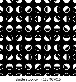 Circles pattern. Circular figures seamless ornament. Dots backdrop. Dot motif. Circle shapes background. Dotted wallpaper. Digital paper, abstract image, textile print, web design, vector work.