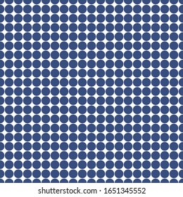 Kreismuster. Dots nahtlose Ornamente. Dotmotiv. Hintergrund der Kreislauffiguren. Runder Hintergrund. gestrichene Tapete. Digitales Papier, Stoffdruck, Webdesign, abstraktes Bild. Vektorillustration