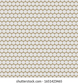Circles pattern. Dots seamless ornament. Dot motif. Circular figures backdrop. Rounds background. Dotted wallpaper. Digital paper, web design, abstract image, textile print, vector illustration