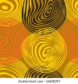 Circles pattern in fashion trend colors