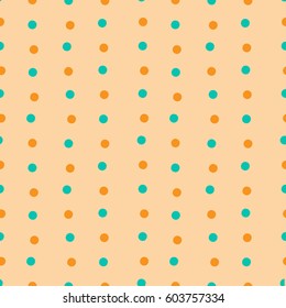 Circles pattern in fashion trend colors