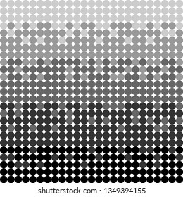 Circles pattern grey colors. Seamless background. Vector illustration