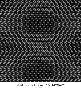 Circles pattern. Rings seamless ornament. Circle shapes background. Geometric motif. Circular figures backdrop.Ethnic wallpaper. Digital paper, web design, textile print, abstract image. Vector art.