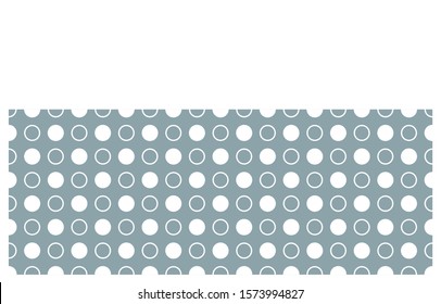 Circles pattern vector seamless background texture. Artistic glass design for office. Decorative window film. Frosted window films design series.148