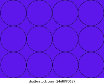 Circle's patters with violet background, Patrones de pentagono con fondo violeta