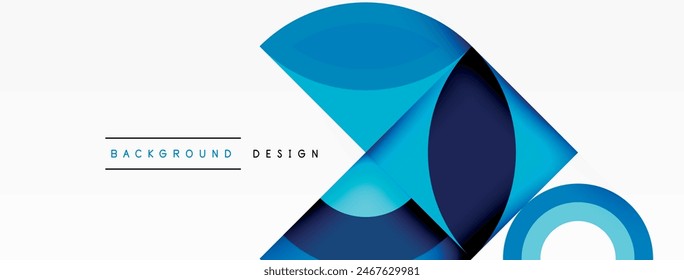 Circles and petals. Geometric beautiful abstract minimal template for Wallpaper, Banner, Background, Card, Book Illustration, landing page