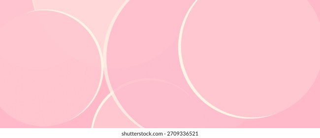 Círculos cor-de-rosa fundo textura tom. Uso de design moderno simples para o dia dos namorados e conceito de dia da mãe.