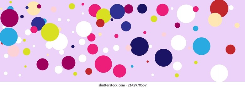 Circles Play White Green Pink Color Composition. Bright Vibrant Kids Pastel Indigo Wallpaper. Children Yellow Vivid Rainbow Violet Pattern. Red Dark Purple Blue Beige Multicolor Background.