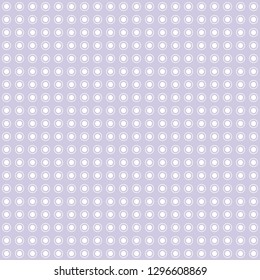 Circles, polka dots seamless pattern on light purple background