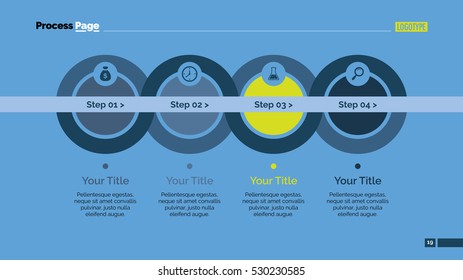 Circles Process Chart Slide Template