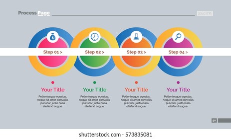 Circles Process Chart Slide Template