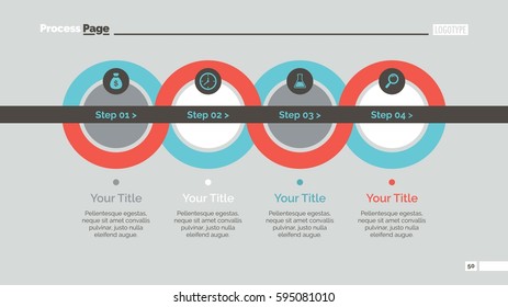 Circles Process Chart Slide Template