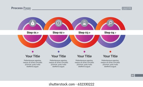 Circles Process Chart Slide Template
