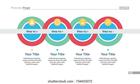 Circles Process Chart Slide Template