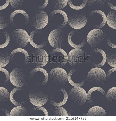 Similar – Image, Stock Photo 50s | old round mirror hangs on a patterned wall | a ceiling lamp and a window with curtains are reflected in the mirror