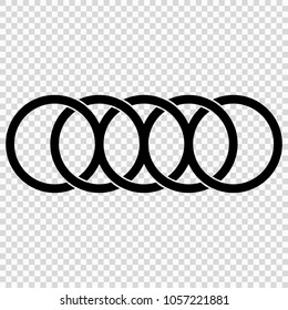 Circles, rings concept icon