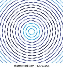 Circles round colorful background pattern