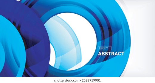 Circles, round elements, ring shapes premium background. Vector Illustration For Wallpaper, Banner, Background, Card, Book Illustration, landing page