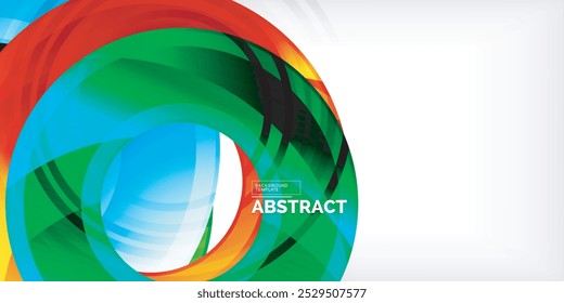 Circles, round elements, ring shapes premium background. Vector Illustration For Wallpaper, Banner, Background, Card, Book Illustration, landing page