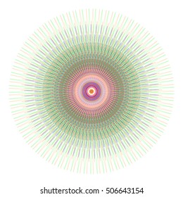 circles round  random concentric Colorful     on white background. with 10 EPS Vector illustration.