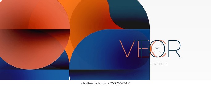 Circles and round shapes geometric minimal background. Transparent geometric shapes composition for wallpaper, banner, background or landing - Powered by Shutterstock - Get 15% off with code: PIKWIZARD15