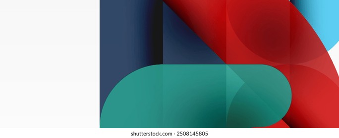Circles and round shapes geometric minimal background. Transparent geometric shapes composition for wallpaper, banner, background or landing - Powered by Shutterstock - Get 15% off with code: PIKWIZARD15