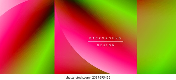 Circles and round shapes with gradients. Minimal abstract background, round geometric shapes, clean and structured design