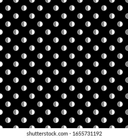 Circles seamless ornament. Balls pattern. Dots image. Tribal backdrop. Rounds background. Circle shapes motif. Geometric vector. Digital paper, folk design, abstract wallpaper, ethnic textile print.