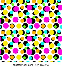 Circles Seamless pattern