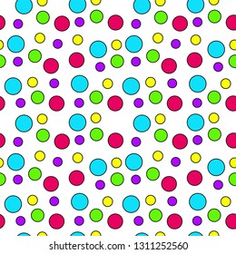 Circles Seamless pattern