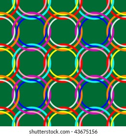 circles seamless pattern, abstract art illustration