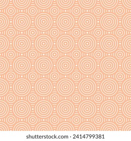Circles seamless pattern. Abstract pattern background