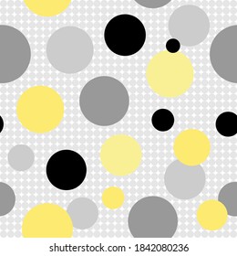 Círculos, patrón sin costura. Diseño para cubierta, tela, papel de envoltura, fondo, papel tapiz