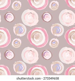 Circles seamless pattern, vector Illustration, eps 8
