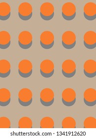 circles shade  geometric pattern vector. Editable background.