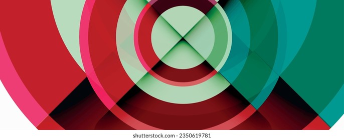 Círculos con sombras fondo abstracto de composición geométrica mínima de moda