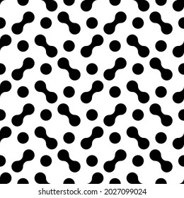 Circles, shapes seamless pattern. Geometrical print. Modern ornament. Figures wallpaper. Geometric background. Contemporary backdrop. Digital paper, textile print, abstract image. Vector illustration.