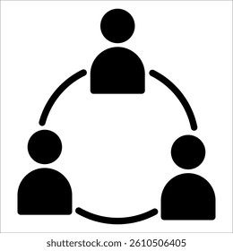 Circles Simple Icon Vector Illustration Concept