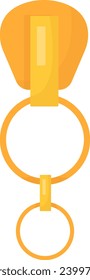 Circles Slider For Zipper Vector Illustration