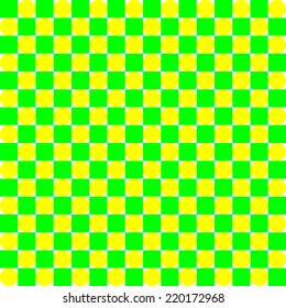 circles and squares repeating as wallpaper - vector image