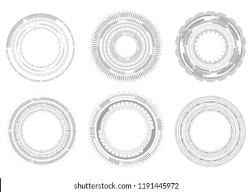 Circles Techonology Vector