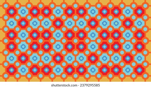 Circles Texture Colorfull Surface Pattern Design